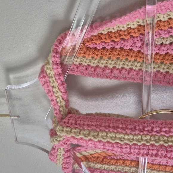 Dolls Kill Peppermayo Good Life Crochet Halter Dress, Size S/M - Picture 9 of 12